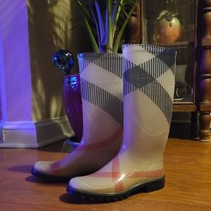 BURBERRY RAIN BOOTS * 100% authentic *